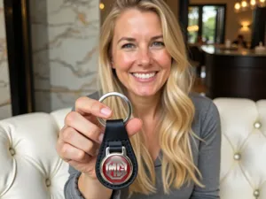 MG Custom Leather Keyrings High-Quality Pro Drift Feel
